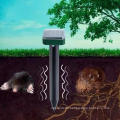 4Pcs Mole Rat Repellent Solar Ultrasonic Repeller Spike Garden Pest Deterrent